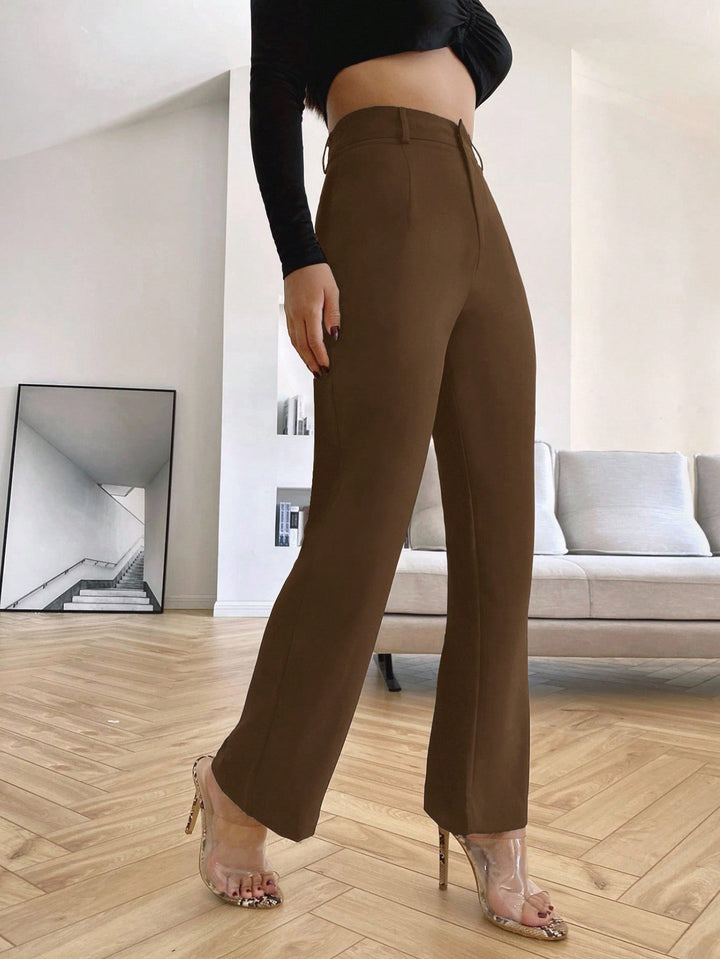 Pantalon SHEIN, maro