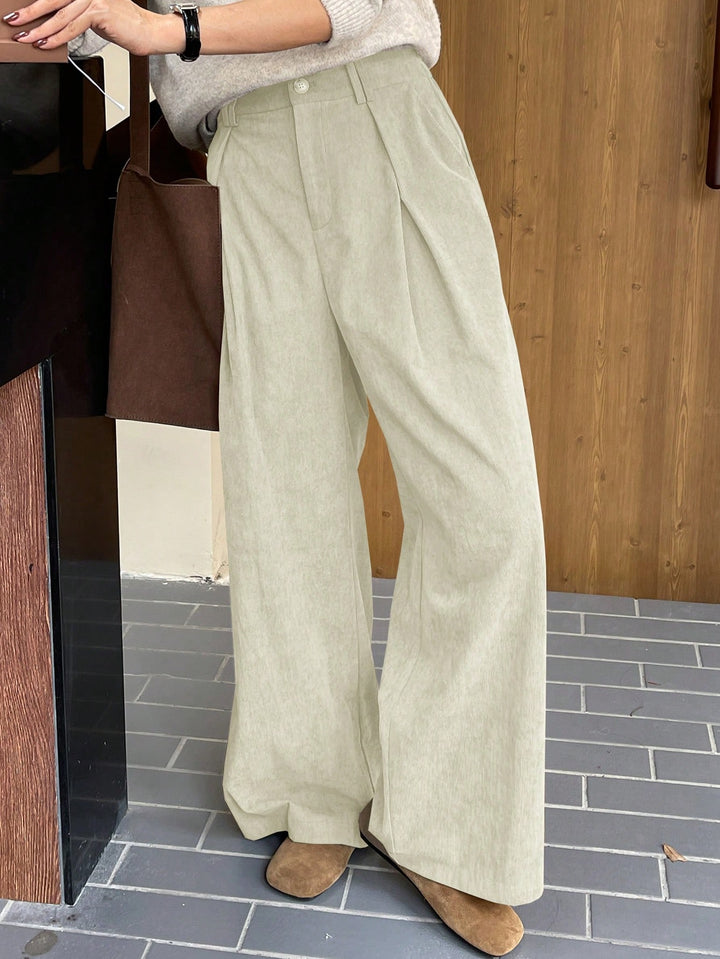Pantaloni SHEIN, alb