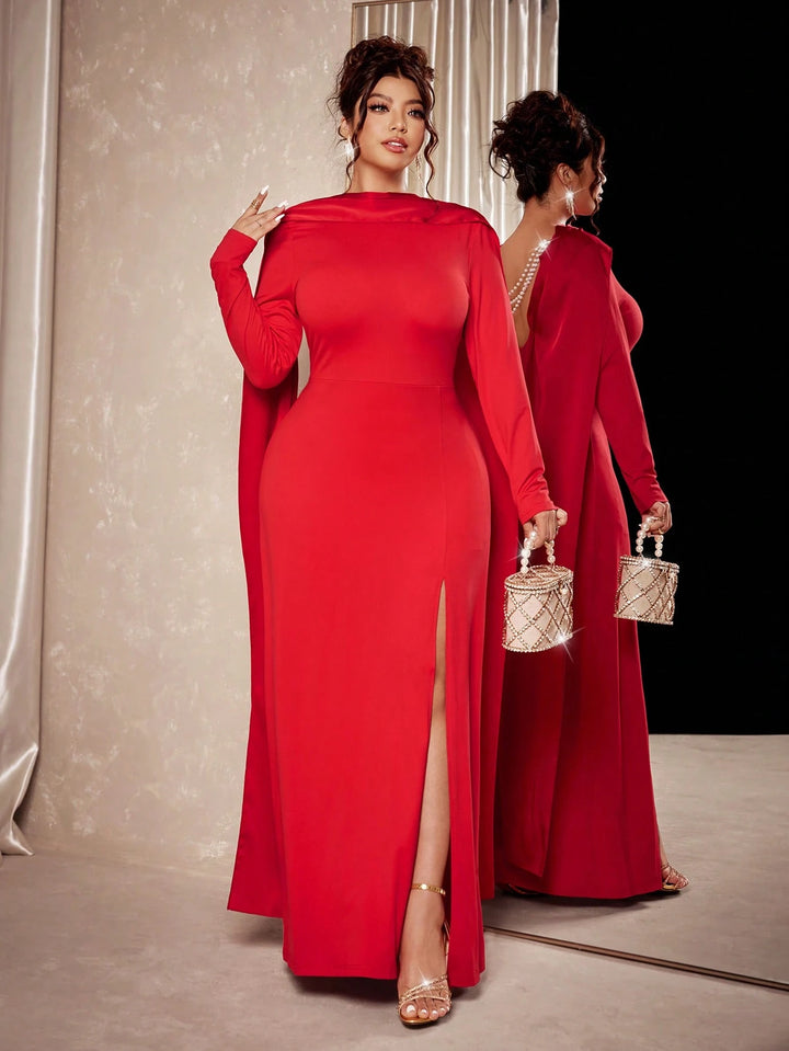 Rochie maxi SHEIN, roșu