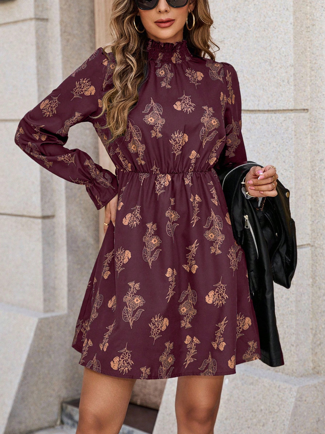 Rochie mini SHEIN, vișiniu