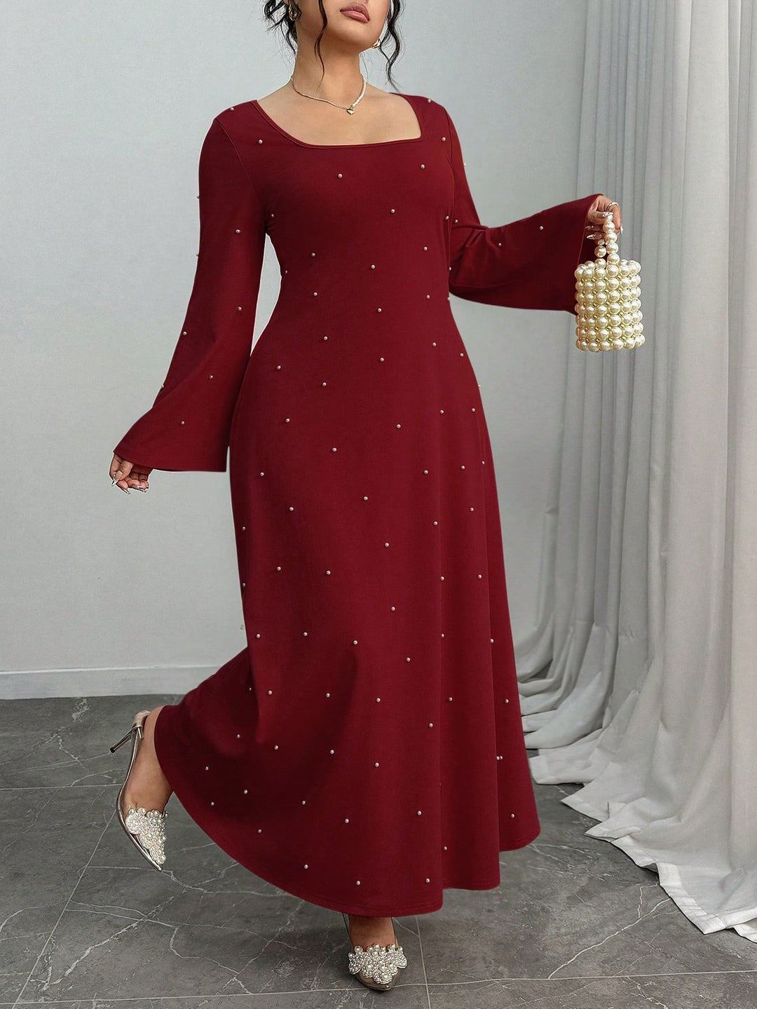 Rochie SHEIN, vișiniu