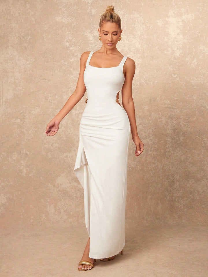 Rochie maxi SHEIN, alb