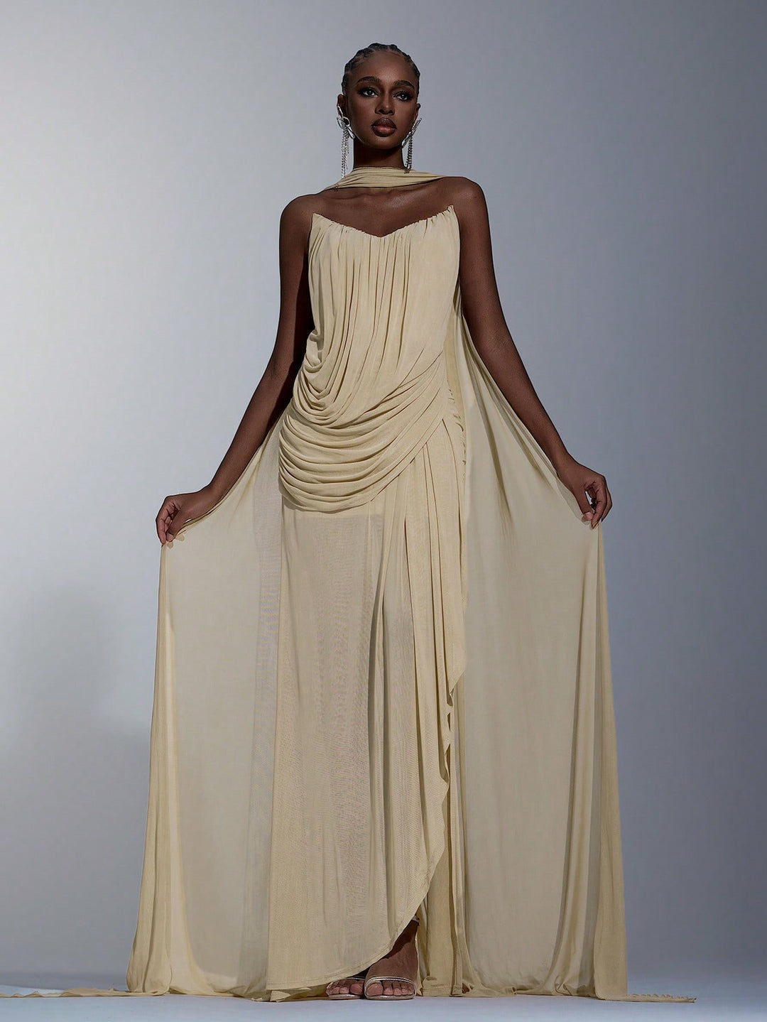 Rochie SHEIN, kaki