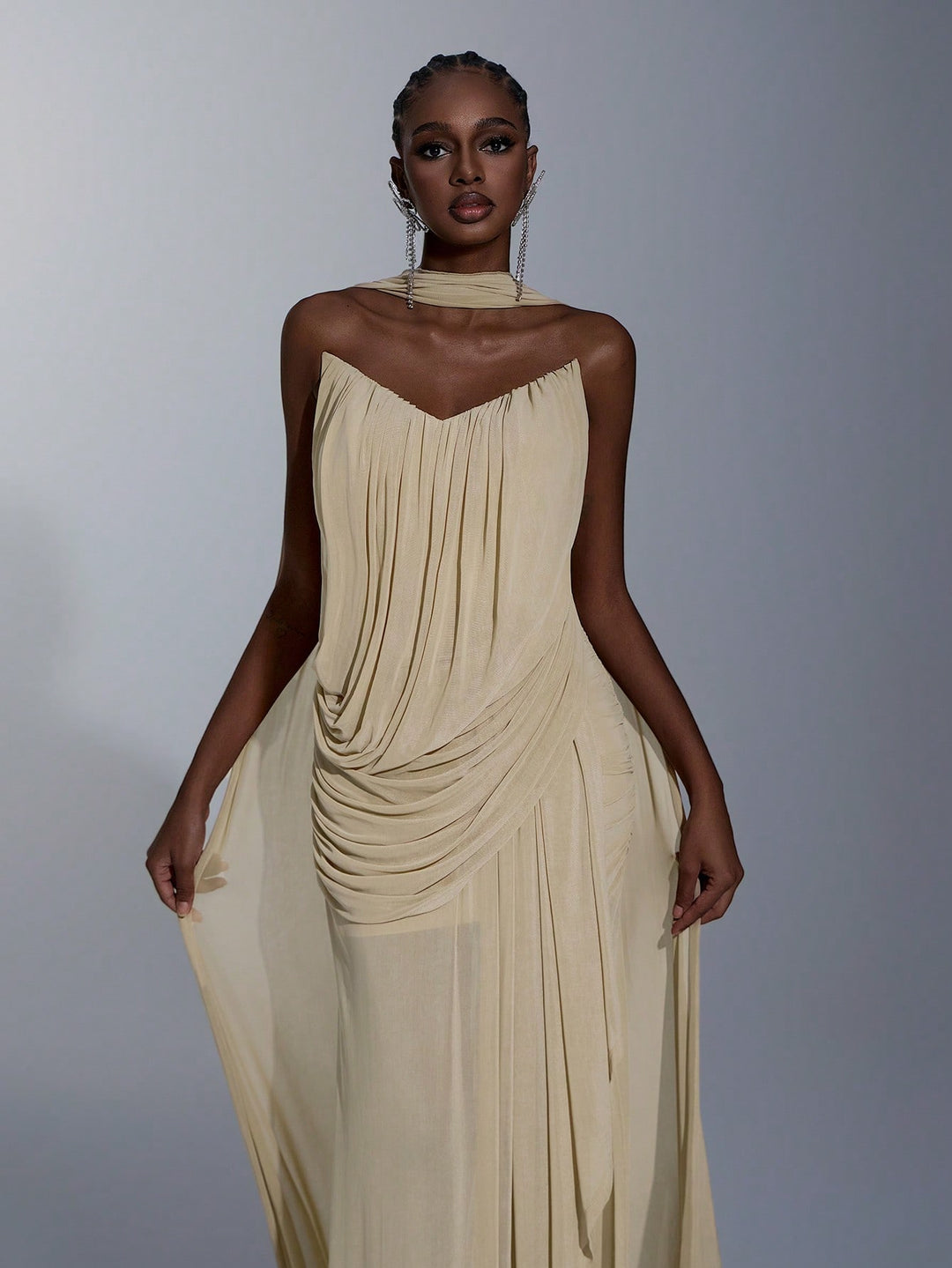 Rochie SHEIN, kaki
