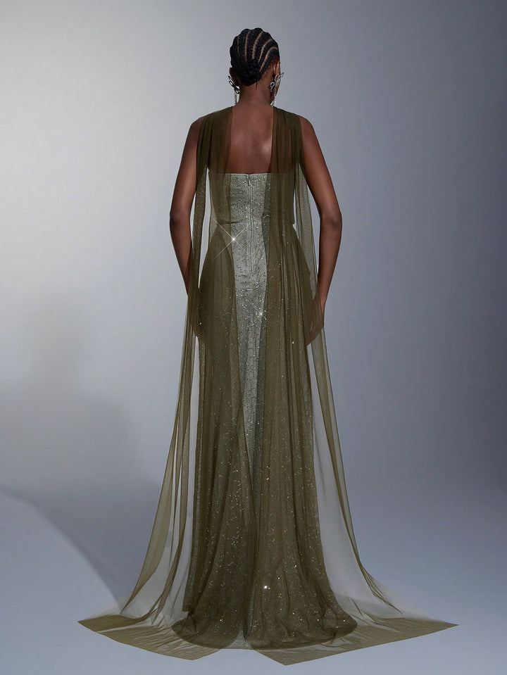 Rochie SHEIN, kaki