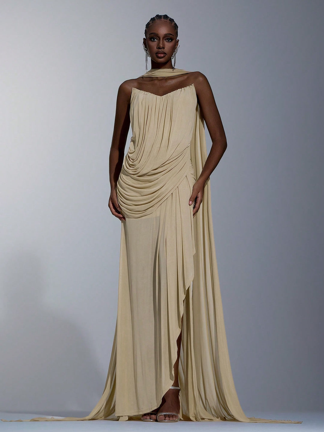 Rochie SHEIN, kaki