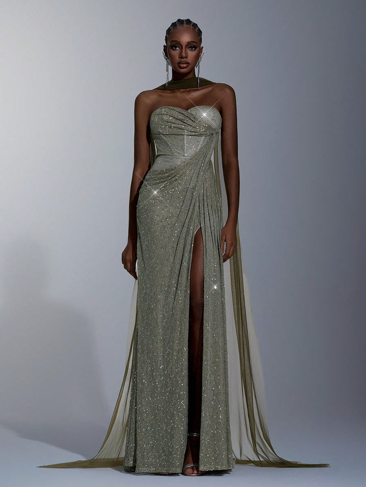 Rochie SHEIN, kaki