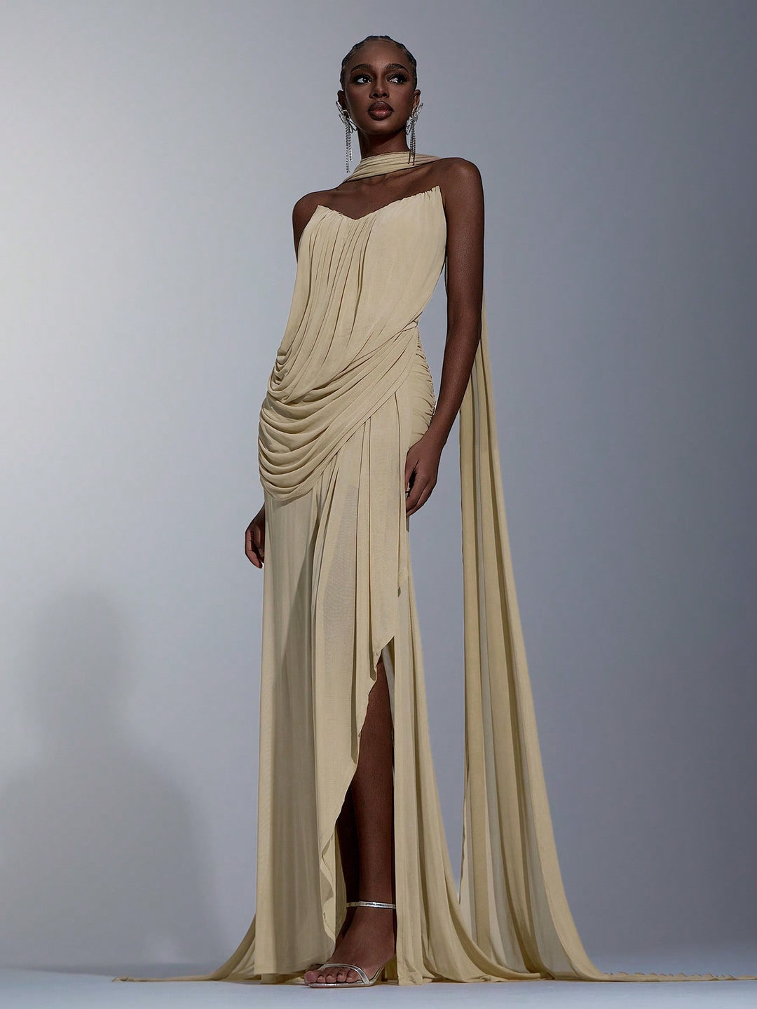 Rochie SHEIN, kaki