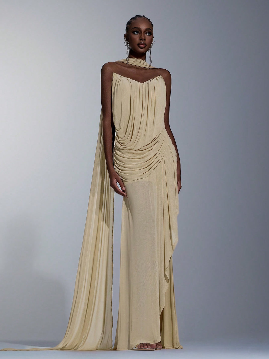 Rochie SHEIN, kaki
