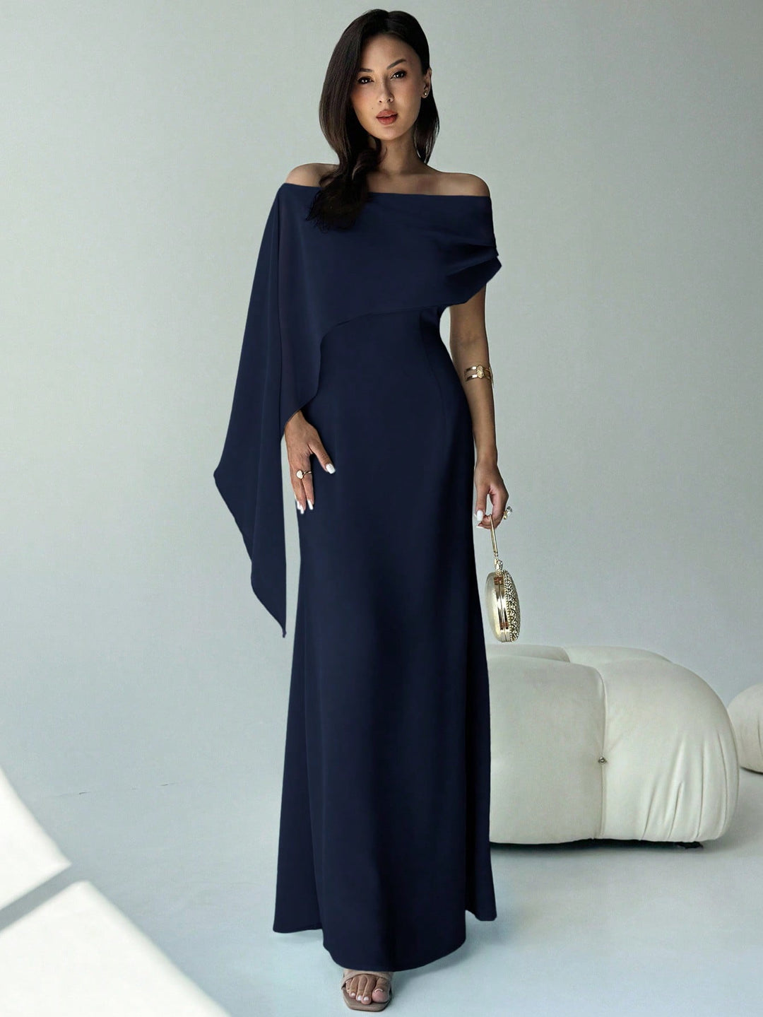 Rochie maxi SHEIN, albastru