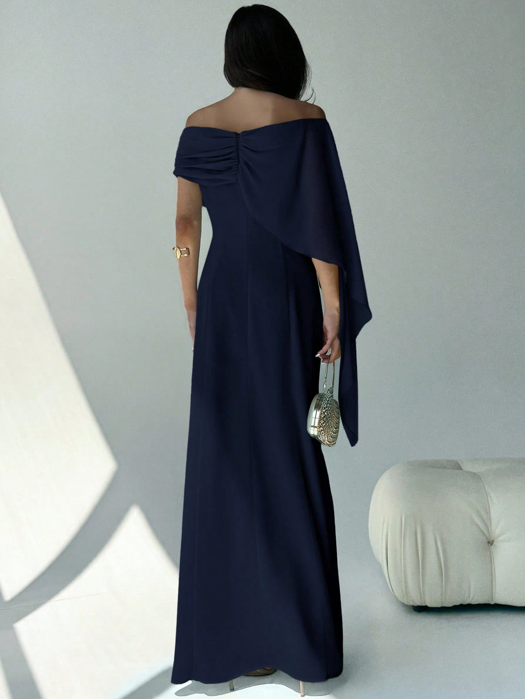 Rochie maxi SHEIN, albastru