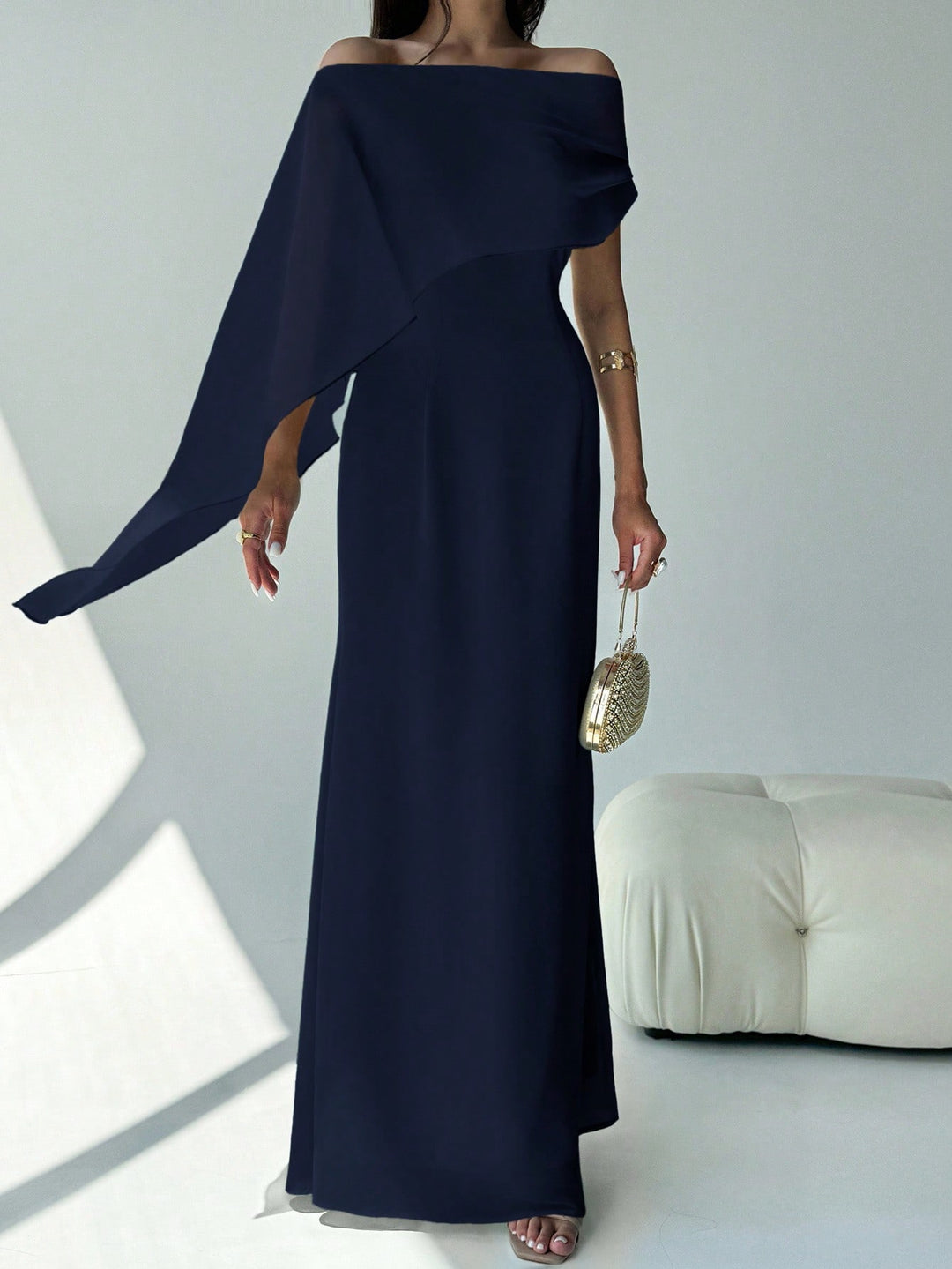 Rochie maxi SHEIN, albastru