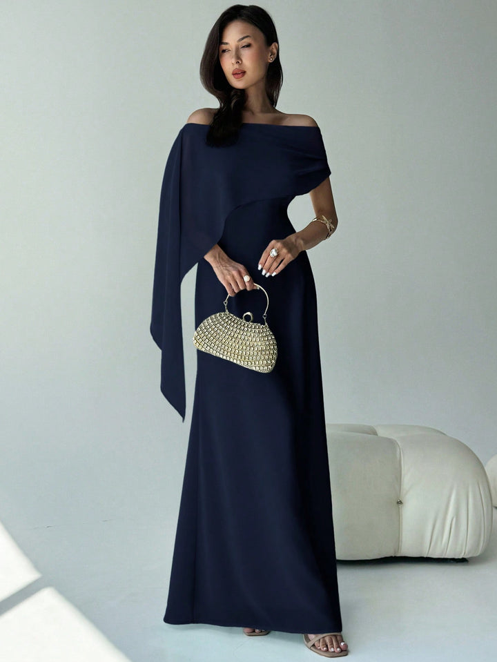 Rochie maxi SHEIN, albastru