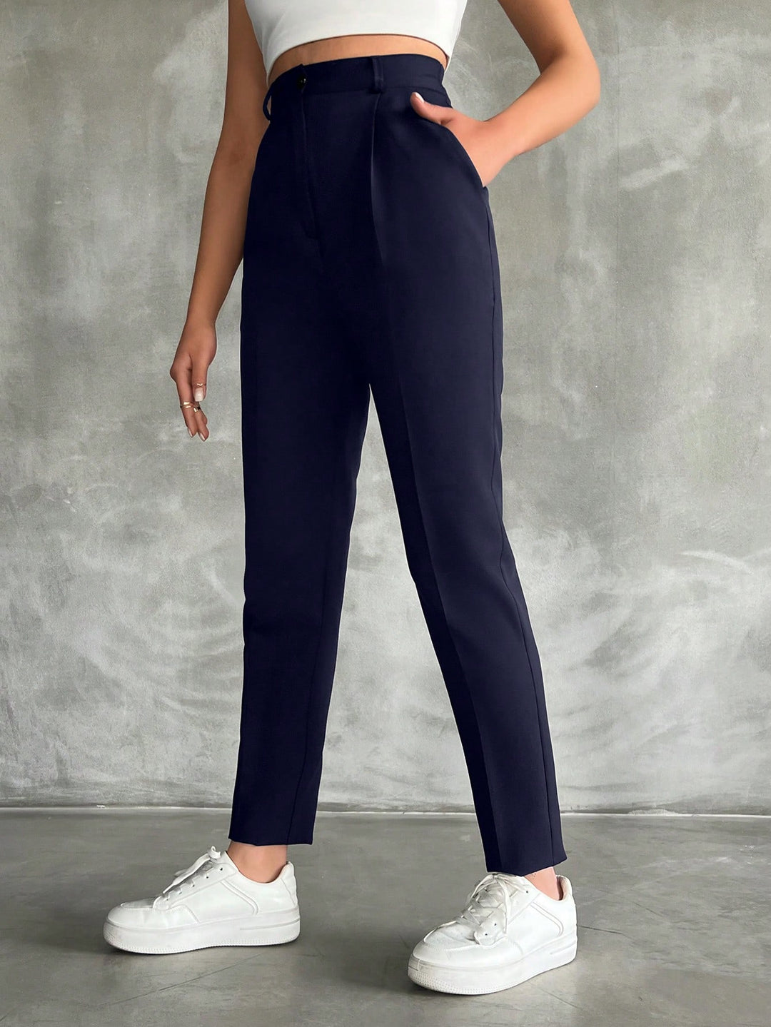 Pantaloni SHEIN, albastru