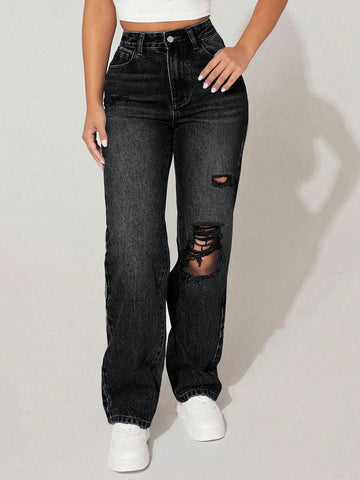 Jeans SHEIN, negru