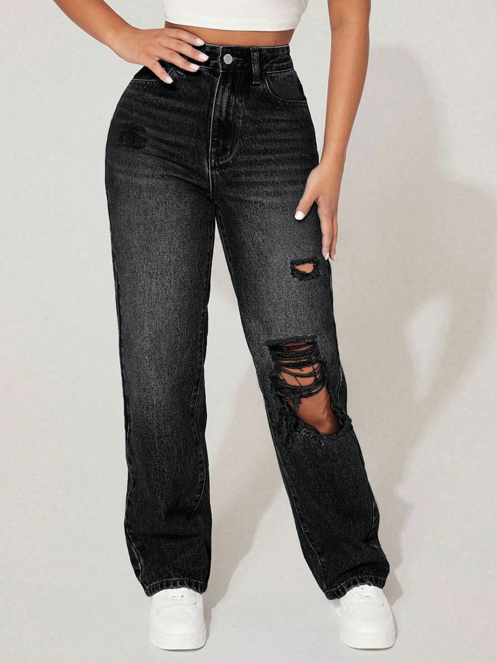 Jeans SHEIN, negru