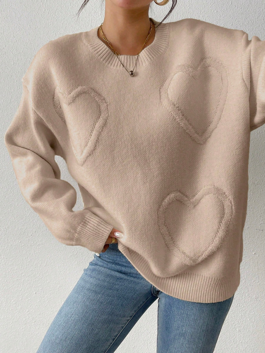 Pulover SHEIN, kaki