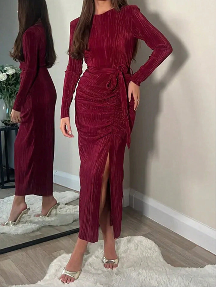 Rochie midi Shein, vișiniu