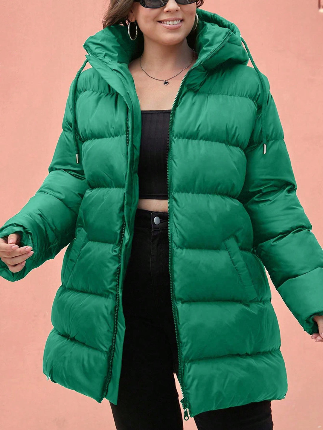 Palton SHEIN, verde
