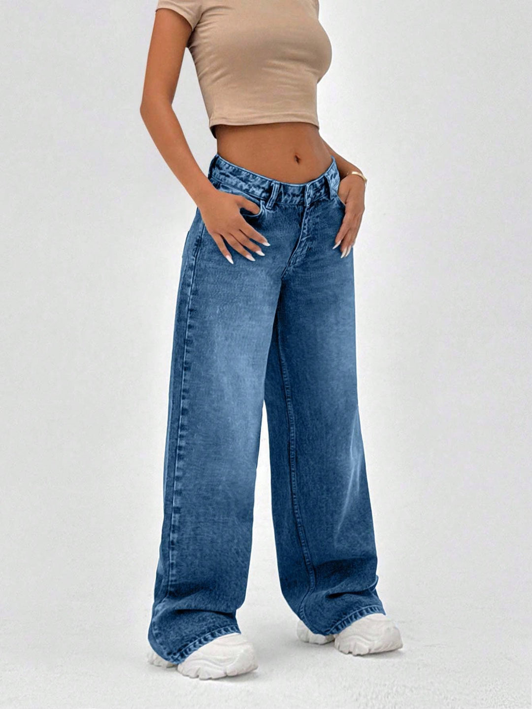 Jeans SHEIN, albastru
