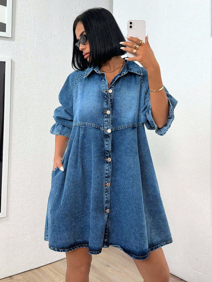Rochie de blugi SHEIN, albastru