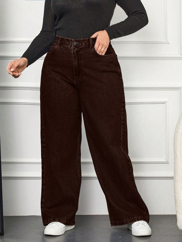 Jeans SHEIN, maro