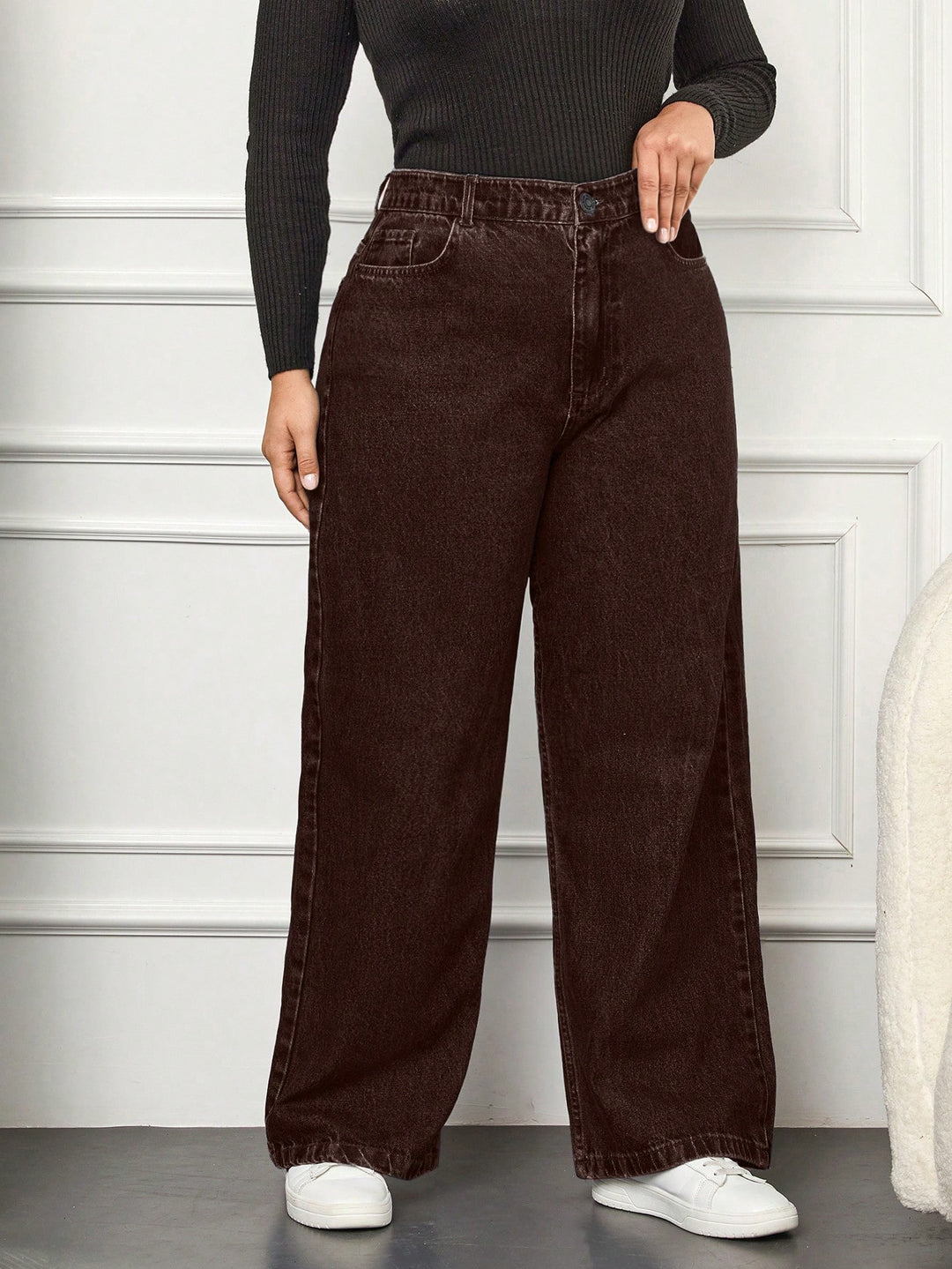 Jeans SHEIN, maro