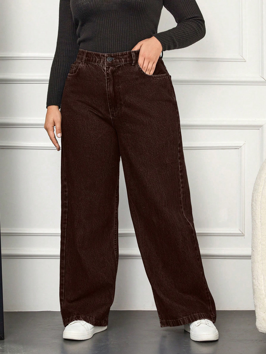 Jeans SHEIN, maro