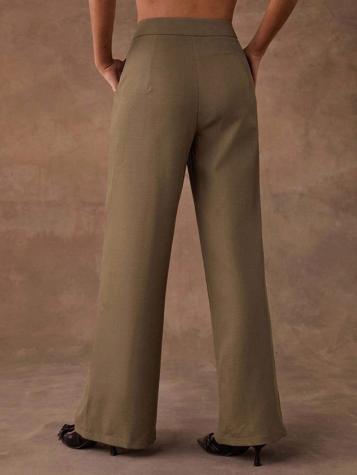 Pantaloni SHEIN, kaki