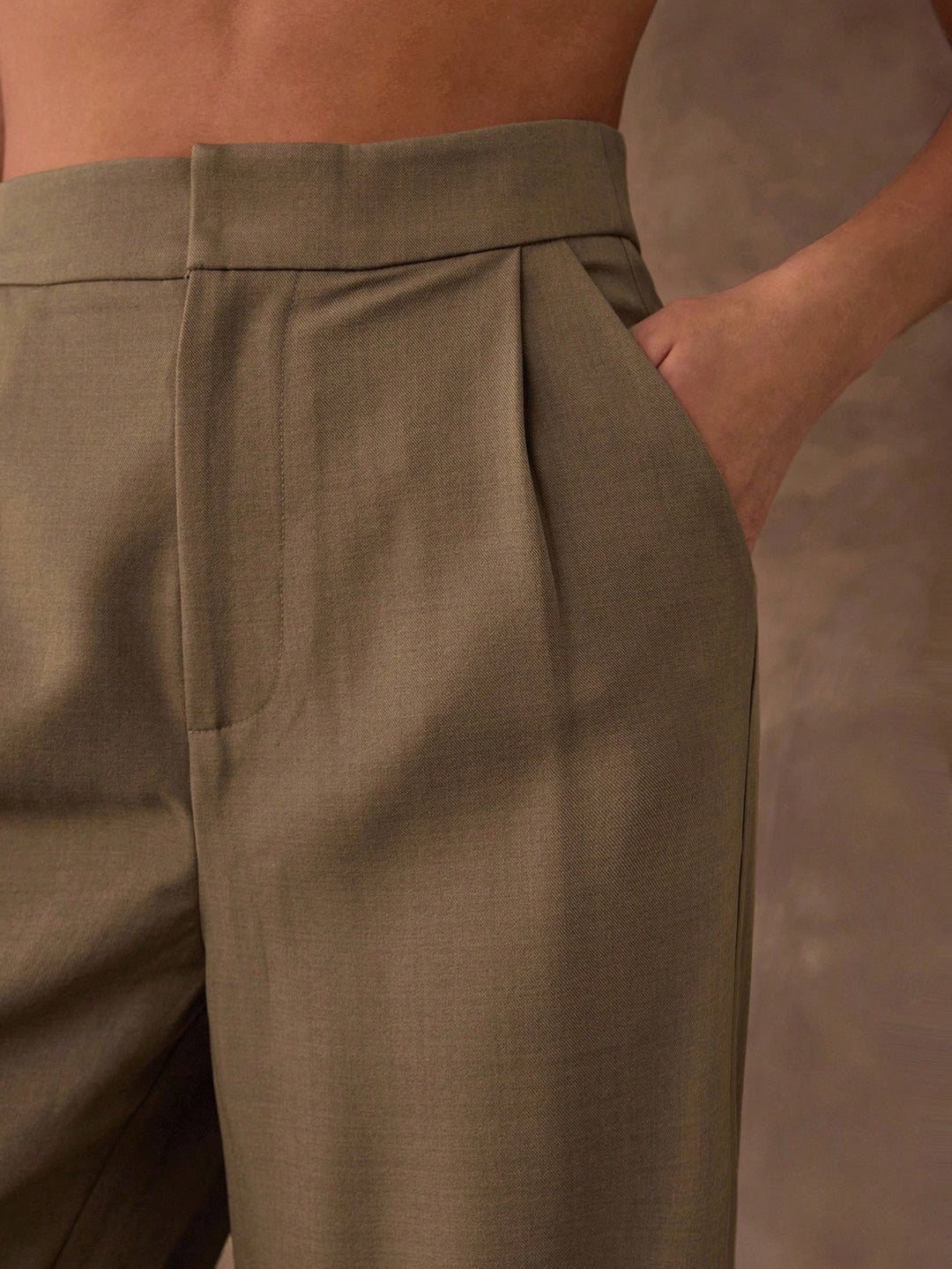Pantaloni SHEIN, kaki