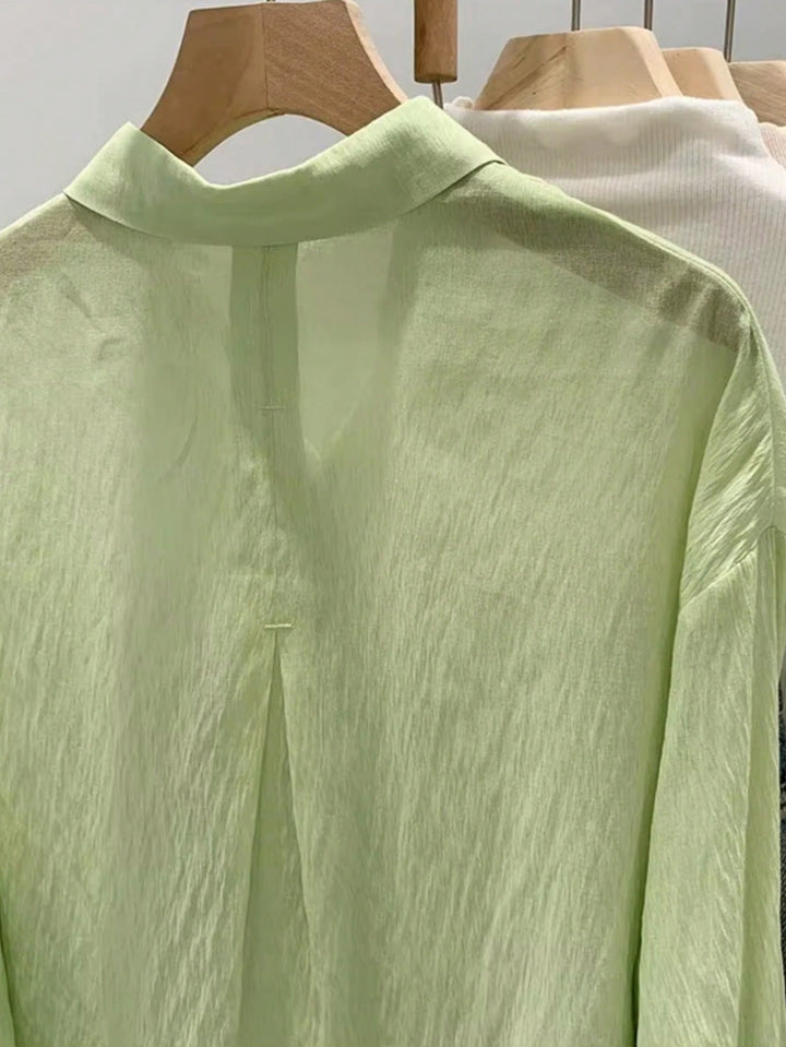 Bluză SHEIN, verde