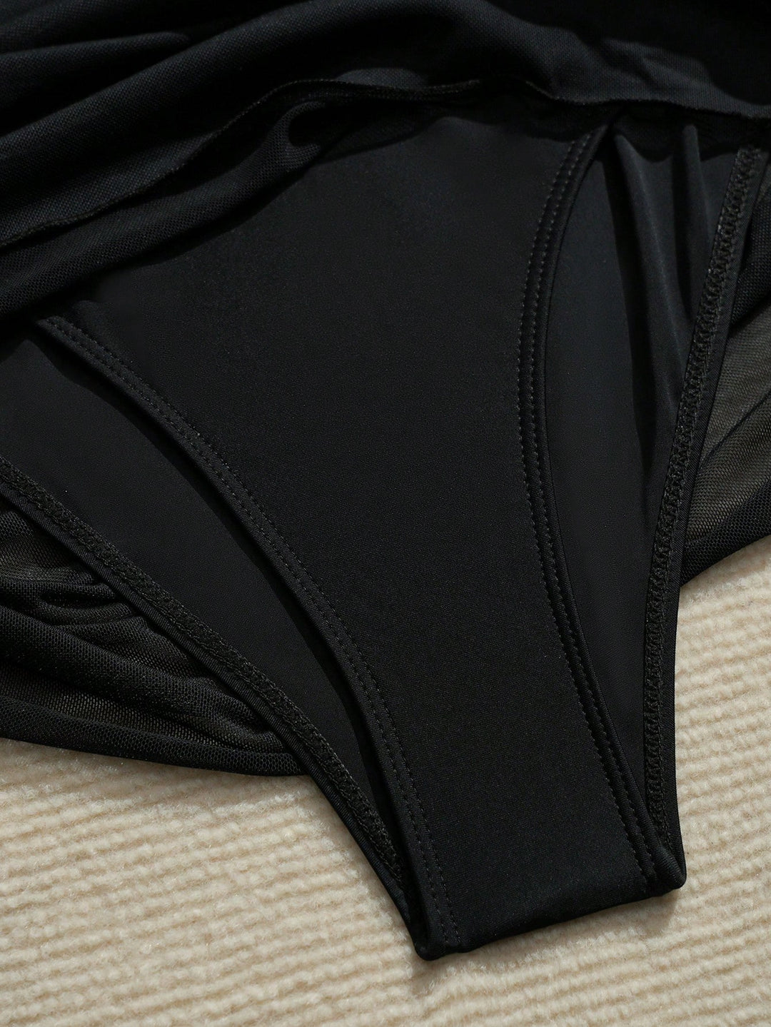 Costum de baie tip rochie SHEIN, negru