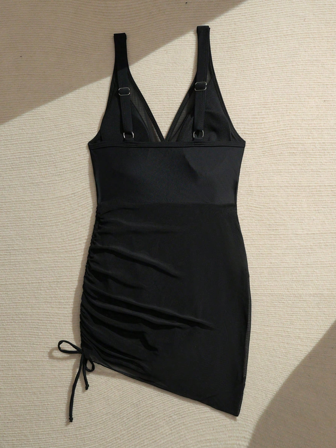 Costum de baie tip rochie SHEIN, negru