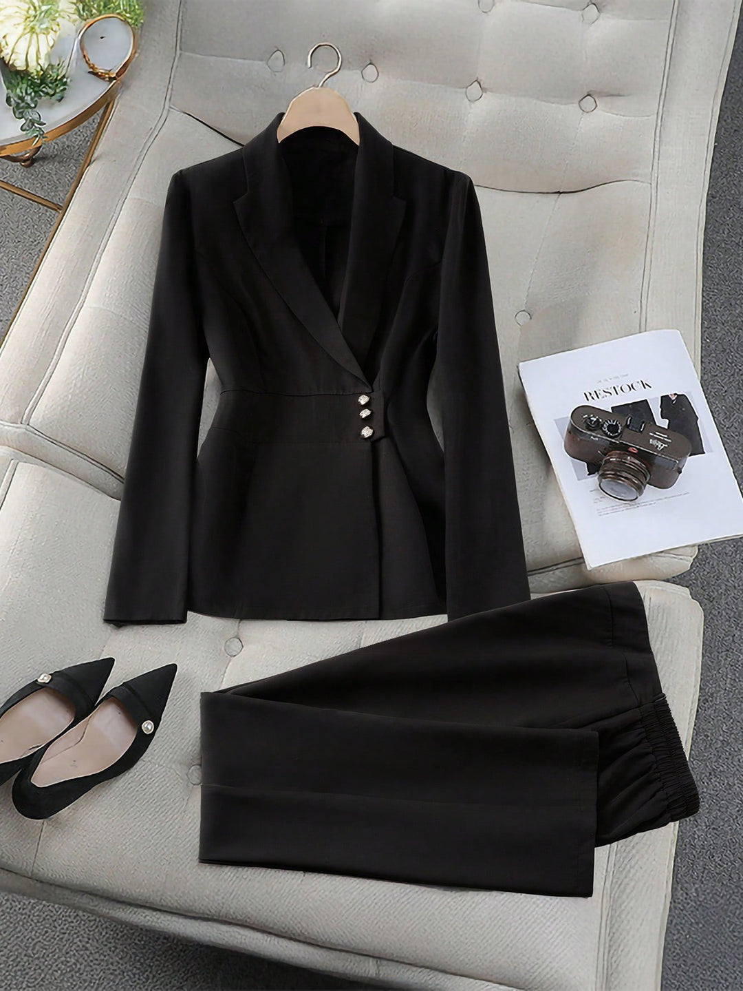 Costum SHEIN, negru