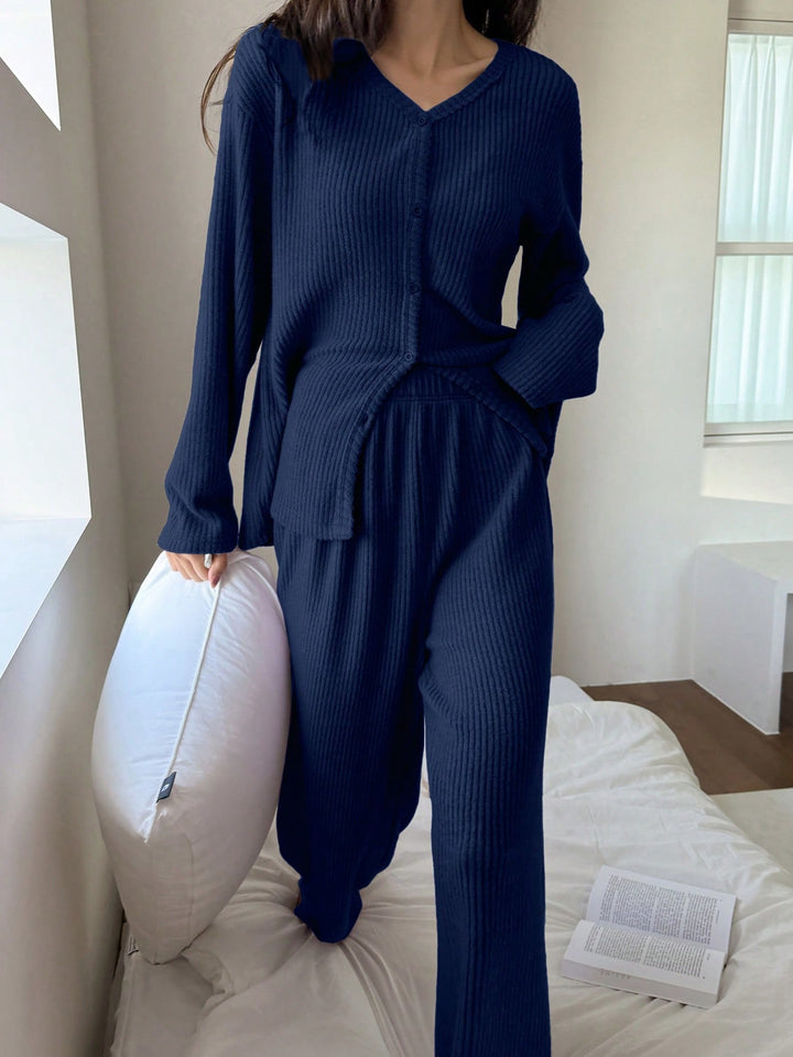 Pijama SHEIN, albastru
