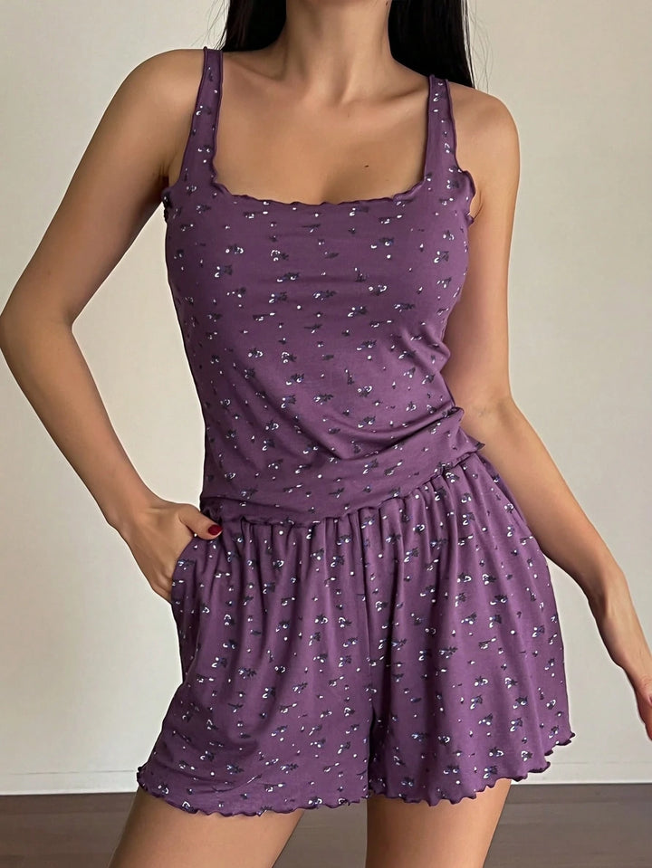 Compleu pijamale Shein, mov