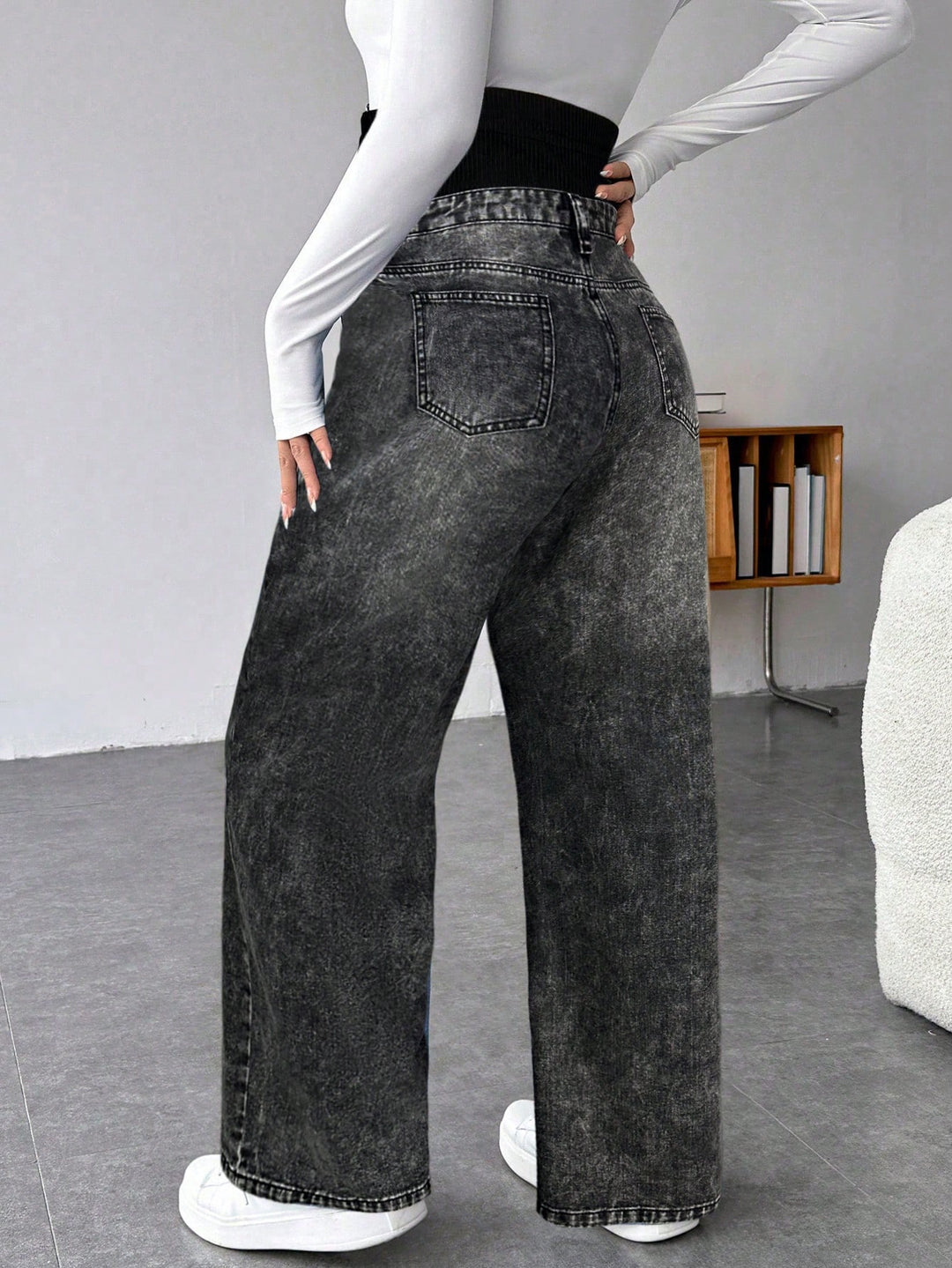 Jeans SHEIN, negru