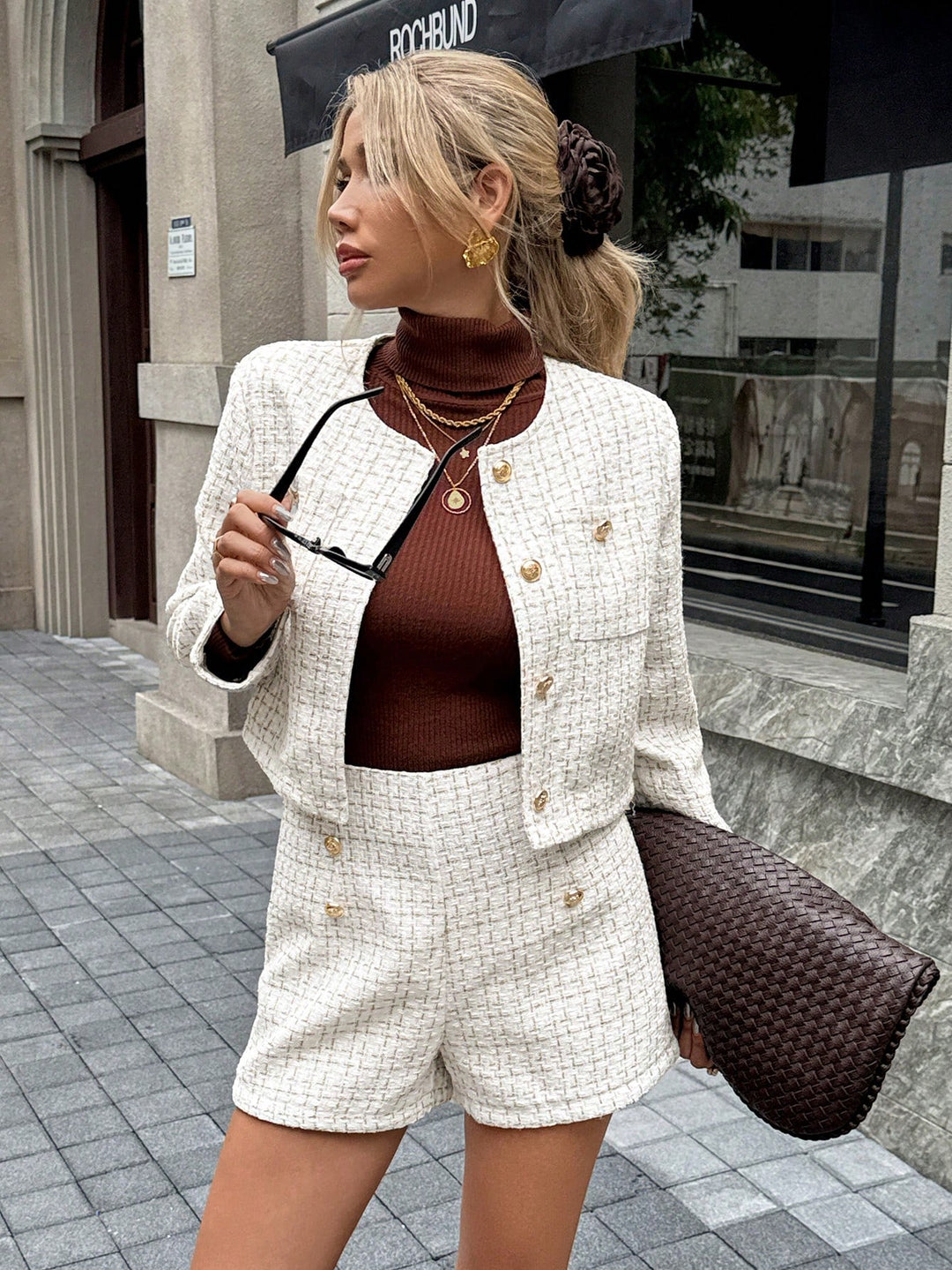 SHEIN együttes, bézs