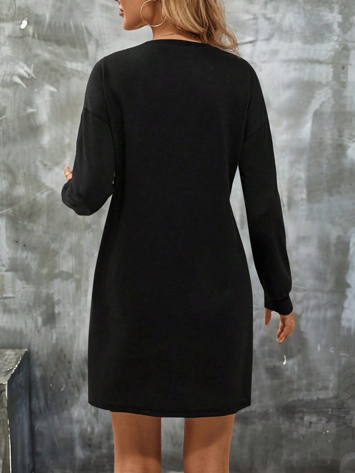 Rochie mini SHEIN, negru