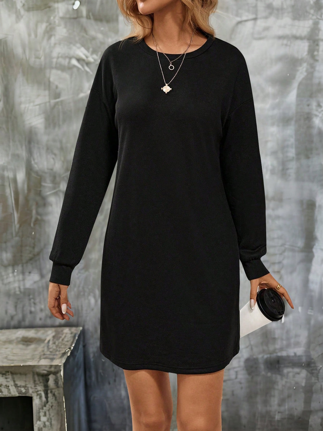 Rochie mini SHEIN, negru