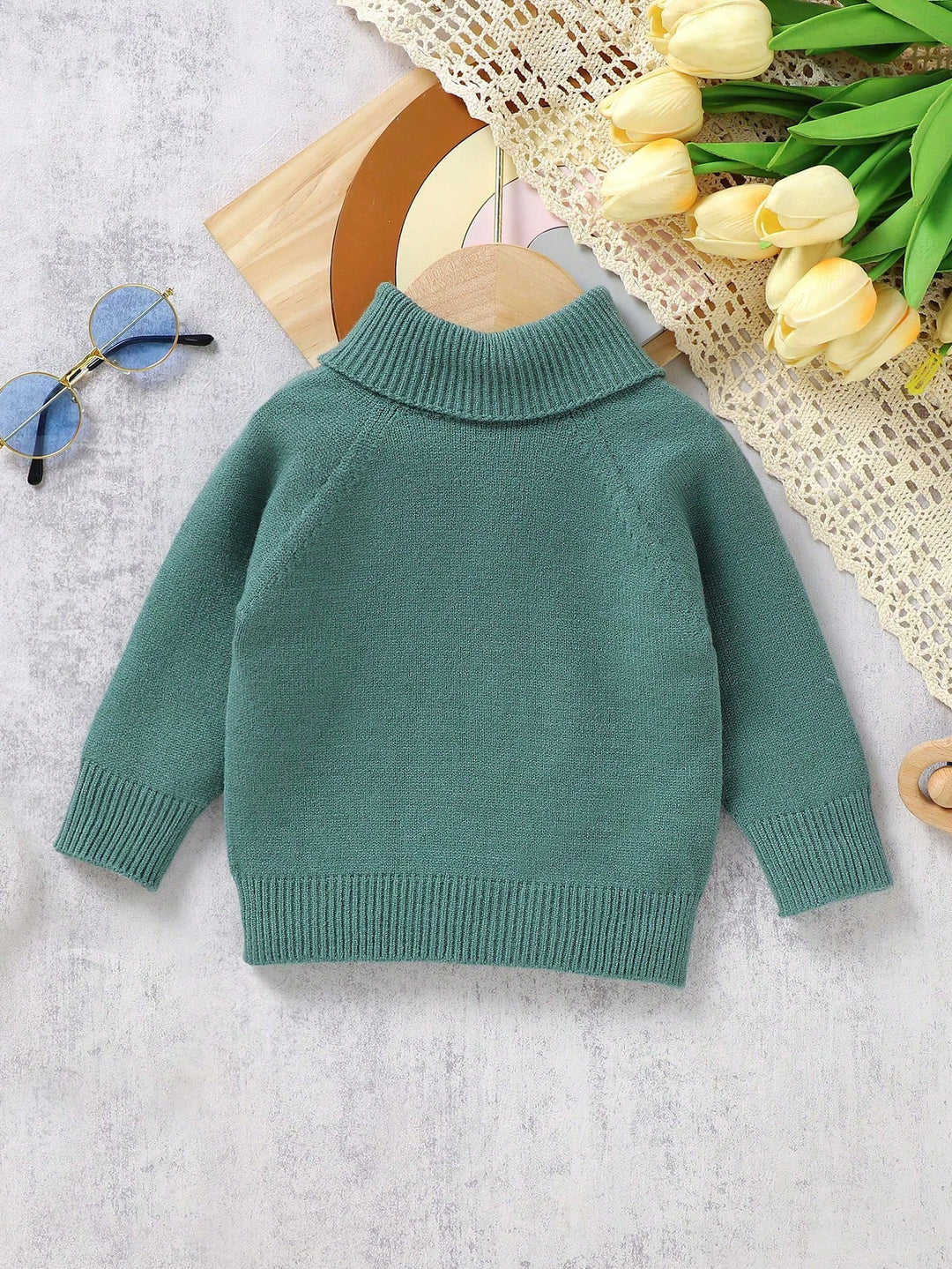 Pulover SHEIN, verde
