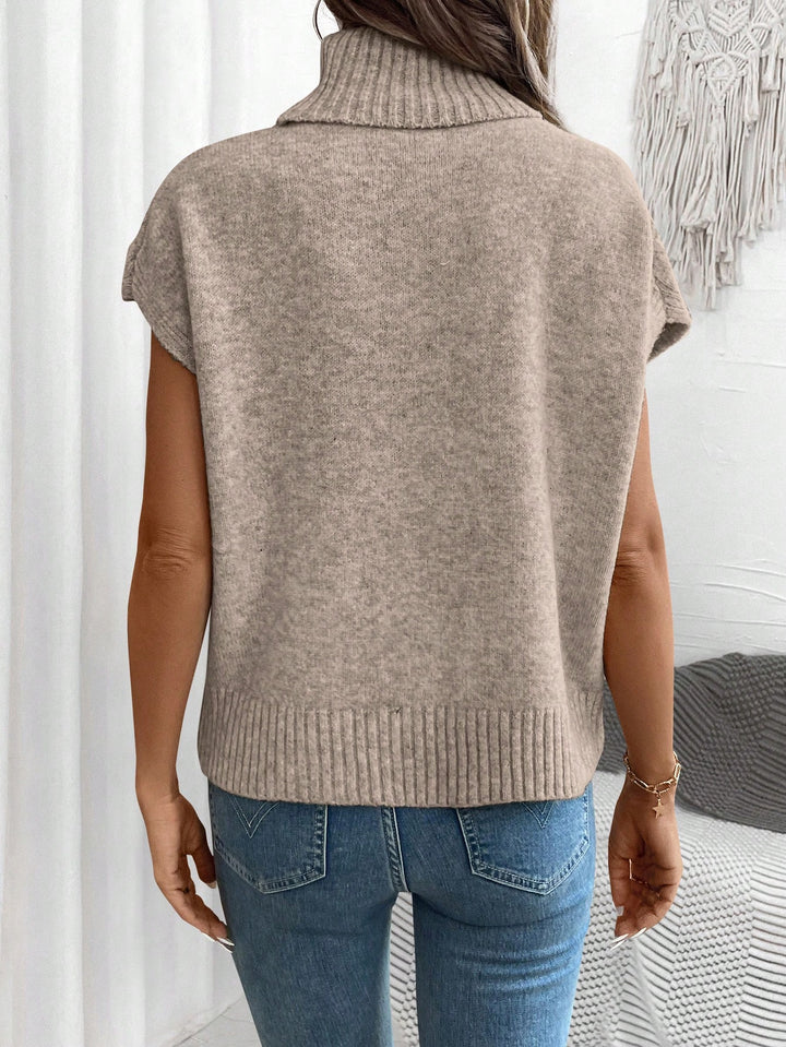 Pulover tricotat SHEIN, bej