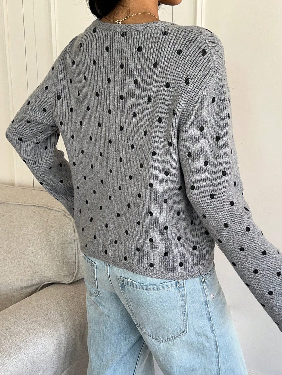 Cardigan SHEIN, gri
