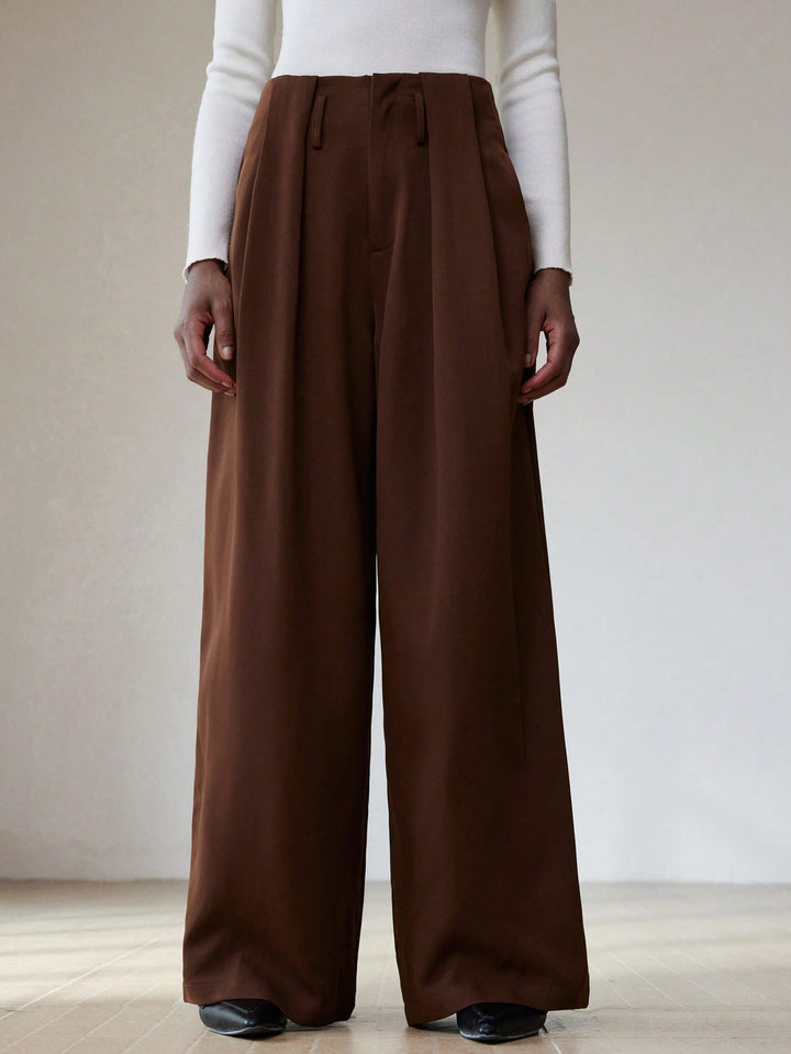 Pantalon SHEIN, maro