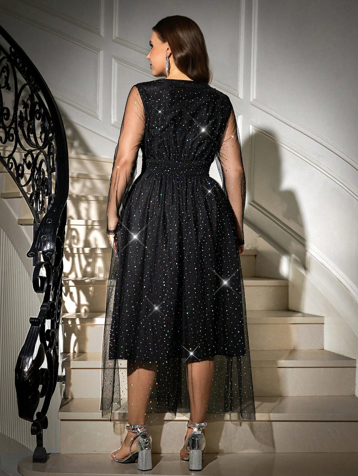 Rochie midi SHEIN, negru