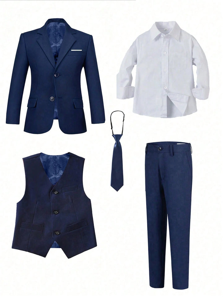Costum SHEIN, albastru