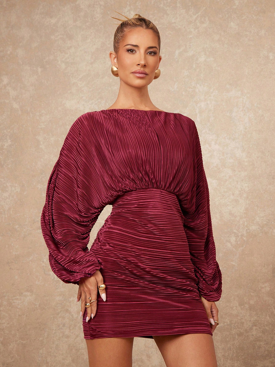 Rochie mini SHEIN, vișiniu