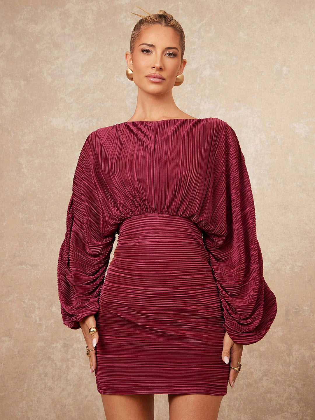 Rochie mini SHEIN, vișiniu