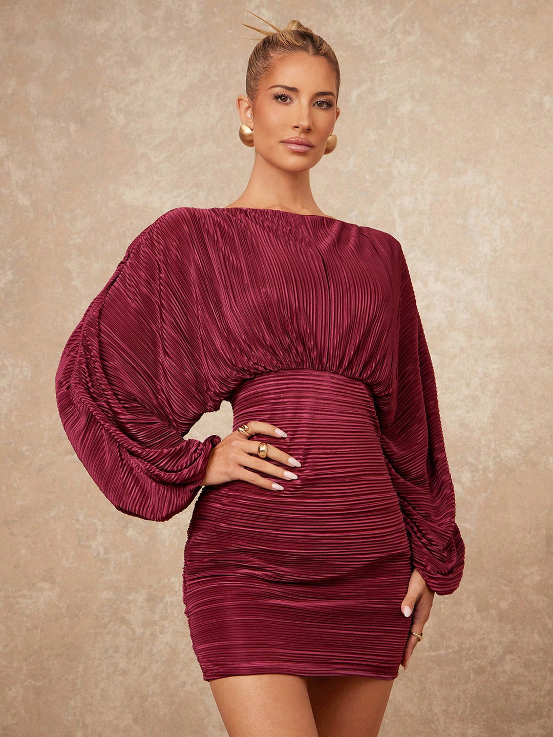 Rochie mini SHEIN, vișiniu