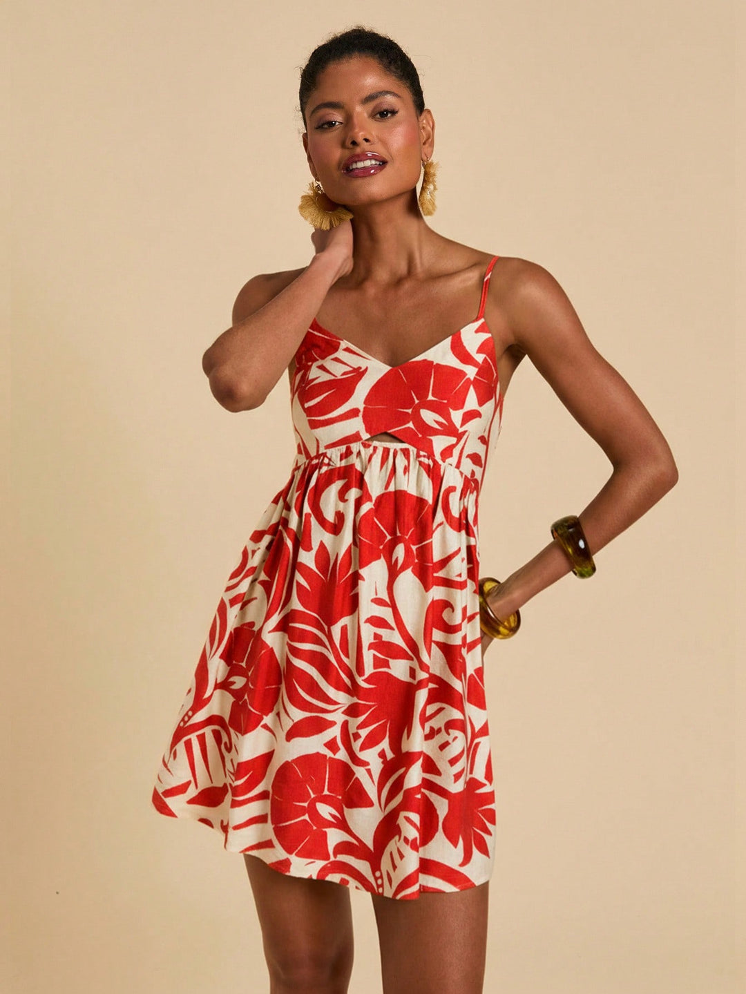 Rochie mini SHEIN, portocaliu